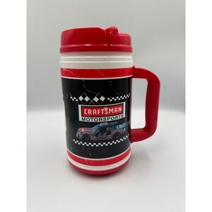 Craftsman Mug MM-32 Motorsports Racing Red 32oz Plastic Insulated Made in USA